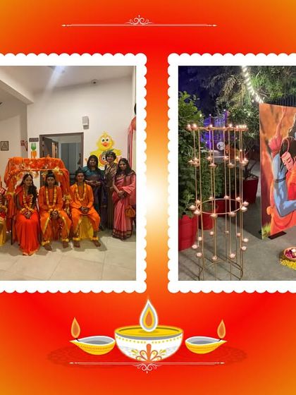 The beautiful decor and festive atmosphere of our Ramayana Show, where tradition met technology.