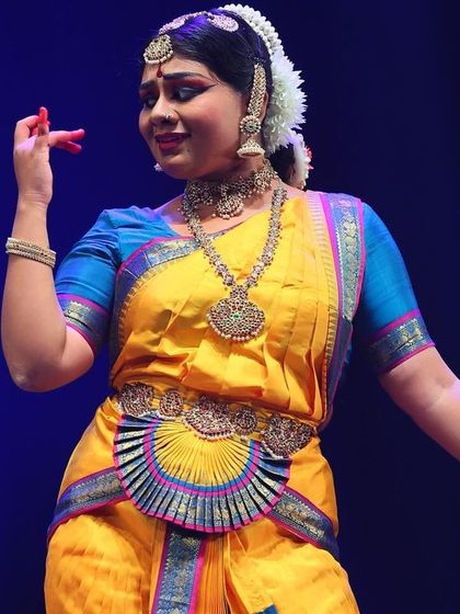 A beautiful moment from the Rangapravesha of Rhea Vikranth. It is heartening to see the unwavering dedication of my student Anuradha mirrored in her daughter, who performed with such grace and confidence.