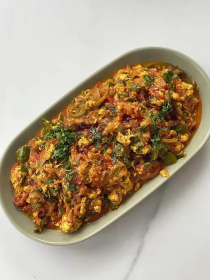 My Paneer Bhurji is a simple yet flavourful preparation of scrambled cottage cheese with onions, tomatoes, and spices. It's a wonderful and light main course or side dish for any small party or get-together.