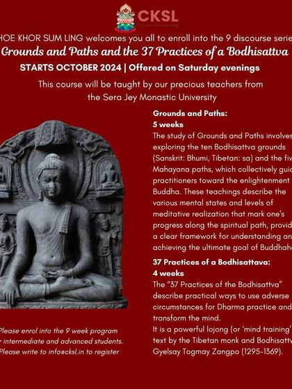 Choe Khor Sum Ling - Buddhist Philosophy Courses Advanced Textual & Sutra Studies photo 5