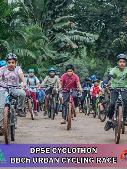 Young competitors sprint off the start line at the Urban Cycle Race. My events give kids a chance to experience the excitement of a real race in a safe, controlled environment.