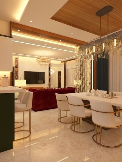Swastik Arcon - Interior Design Elegant Living & Dining Spaces photo 29