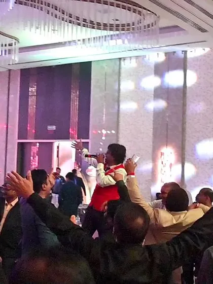 The audience at the Westin, Kolkata, is completely immersed in the show, with hands in the air. This is the ultimate goal.