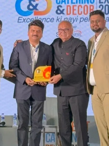 I was honored to be recognized at the Catering & Decor Expo 2025. This award is a testament to our commitment to innovation and excellence in creating sustainable and unforgettable wedding experiences for our clients.