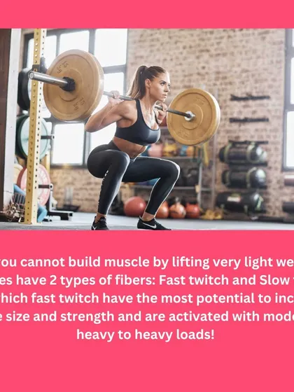 Why can't you build muscle with very light weights? We explain the science of fast-twitch and slow-twitch muscle fibers.