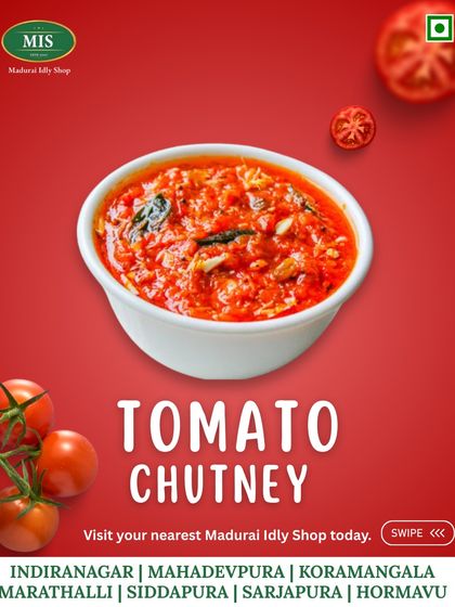 Team Tomato Chutney. For those who love a tangy and spicy kick with their dosa.