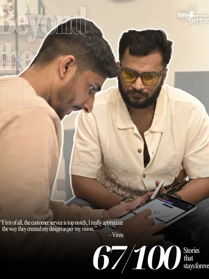 "First of all, the customer service is top notch. I really appreciate the way they created my design as per my vision." Viren, a happy client, during his consultation.
