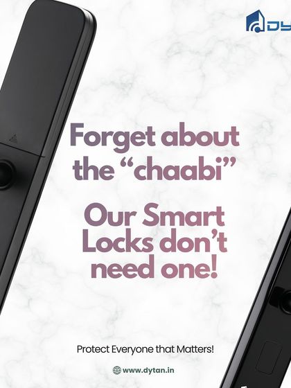 Forget about the "chaabi". Our smart locks make physical keys obsolete, protecting everyone and everything that matters to you with modern technology.