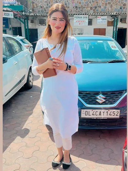 Life is not always black and white, but my professional attire often is. Ready for a day of hearings across Delhi's district courts.