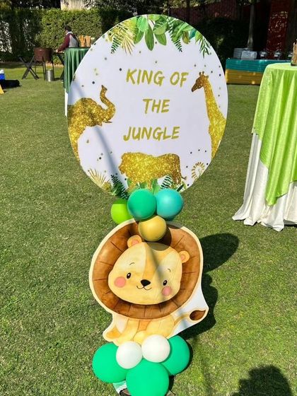 Golu Balloon Decor - Baby Celebration Decor Wild Safari & Jungle Adventures photo 6