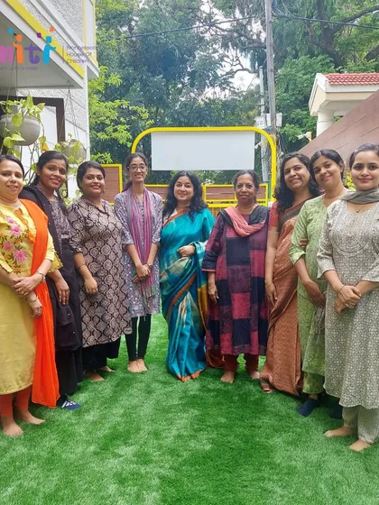 The team of educators at Smiti Montessori House of Children, who recently participated in a transformative workshop with us to deepen their understanding of child psychology.