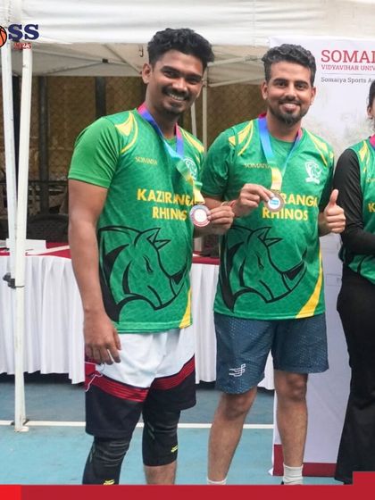 The Kaziranga Rhinos team, who also had a strong showing at the basketball tournament. I focus on creating an inclusive environment where all participants feel valued.