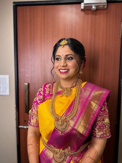South Indian Bridal Hair photo 11