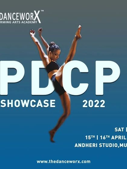 The official poster for the PDCP Showcase 2022 in Mumbai. This showcase provides a platform for our professionally trained PDCP students to demonstrate their skills and artistry in front of a live audience.