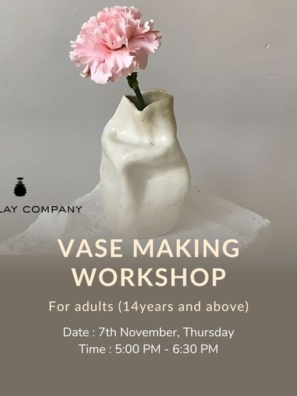 Simple, elegant, and handmade by you. Join our vase making workshop to create a beautiful home for your favorite flowers.