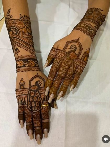 Kanha Mehandi - Bridal Mehndi Intricate Hand Designs photo 47
