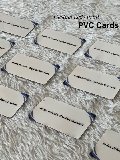 Custom PVC cards created for the India Private Capital Summit. These small branded items add a professional touch to any corporate event gift set.