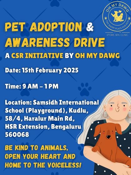 Oh My Dawg - Animal Welfare & Adoption Services Our Adoption Drives photo 25