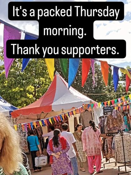 A packed Thursday morning at the festival. We are always so grateful for the incredible turnout and support from our community.