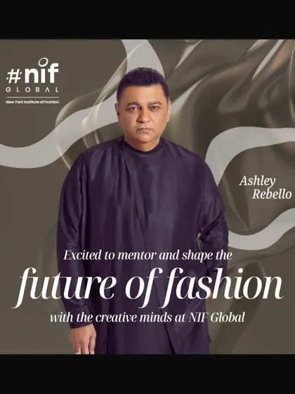 I am so excited to mentor and shape the future of fashion with the creative minds at NIF Global. This isn't just about teaching. It's about opening doors, offering real-world exposure, and providing internship opportunities on my own projects.