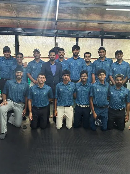 A group photo with the talented young golfers from the Indian Golf Union. My goal is to equip them with the nutritional knowledge they need to excel and compete at the highest level.