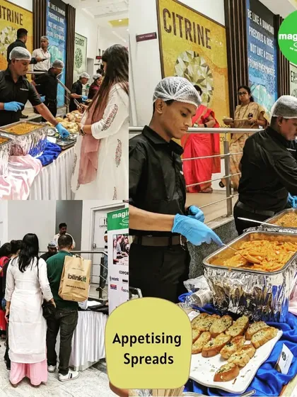 A vibrant and appetizing spread we prepared for a school event. We specialize in creating healthy, delicious, and well-balanced meals that are a hit with children and approved by parents.