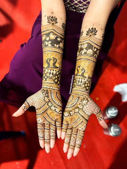 Lotus Mehendi Arts - Bridal & Occasion Mehendi Elaborate Bridal Designs photo 36