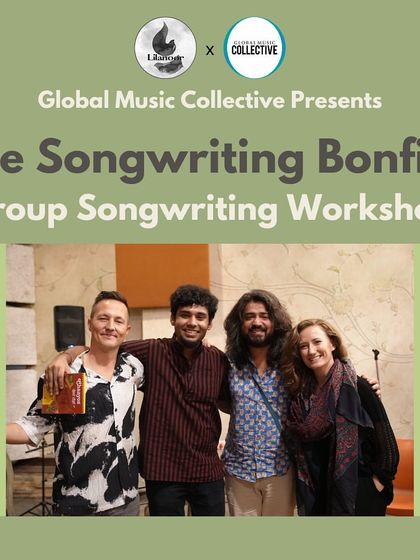 Announcing The Songwriting Bonfire, a group songwriting workshop presented in collaboration with the Global Music Collective.