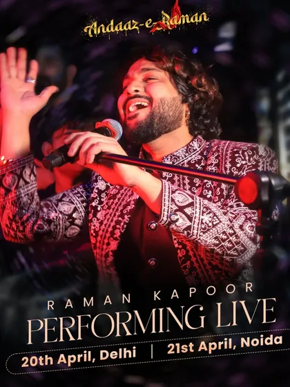 Another Sufi evening planned for Delhi and Noida. A poster for back-to-back shows.