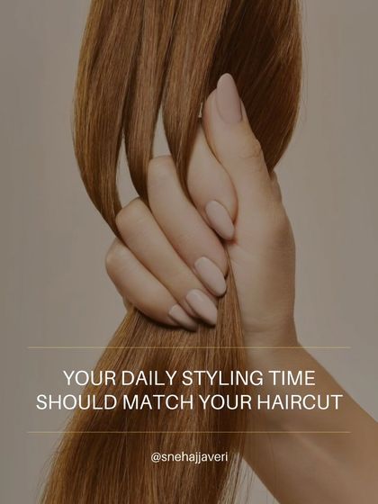 The best haircut is one that matches your daily styling time. A low maintenance cut should look good even on days you don't style it. It should fit your reality, not just a trend.