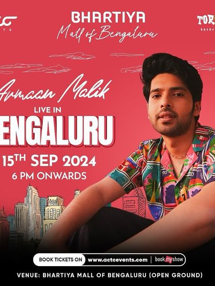 The official announcement for Armaan Malik's live concert in Bengaluru, a production we were proud to support.