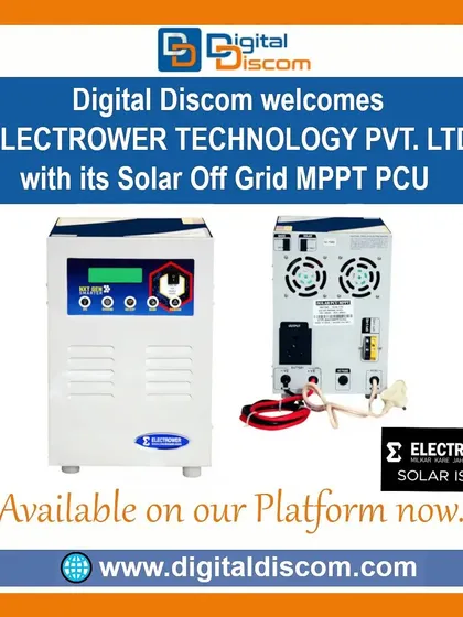 The Solar Off-Grid MPPT PCU from Electrower Technology offers advanced power management for efficient energy conversion.