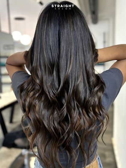 A back view of these subtle highlights, showing how they add dimension without being overwhelming.