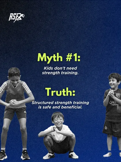 One of the biggest myths I encounter is that kids do not need strength training. The truth is, structured and supervised strength work is safe and essential. It builds stronger bones, improves coordination, and gives young athletes a significant edge in injury prevention and performance.