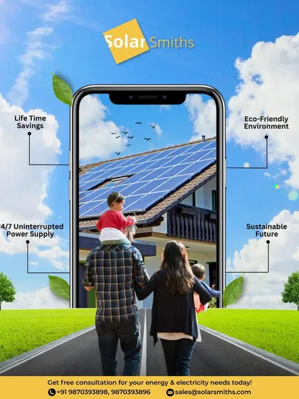 Securing a sustainable future for your family means achieving energy independence. My solar solutions provide a 24/7 uninterrupted power supply, lifetime savings, and the peace of mind that comes with making an eco-friendly choice.