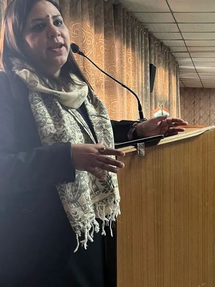 Another speaker at the DLSA seminar on POSH, sharing her valuable insights. Collaboration between legal experts is key to comprehensive training and awareness.