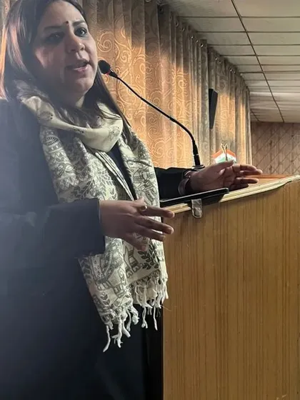 Another speaker at the DLSA seminar on POSH, sharing her valuable insights. Collaboration between legal experts is key to comprehensive training and awareness.