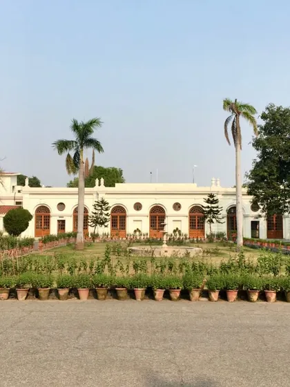The main building of Indraprastha College for Women, which began in 1924. Our walk here explores its pioneering role in women's education and its students' participation in the freedom struggle.