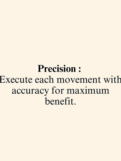One of the core principles: Precision. We teach you to execute each movement with accuracy for maximum benefit.