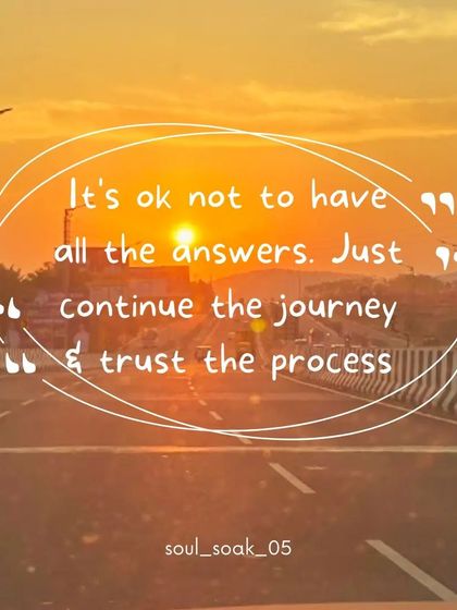 It's okay not to have all the answers right now. The most important thing is to continue the journey and trust the process. The path will become clear as you walk it.