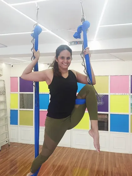 That smile says it all. The feeling you get after nailing a pose you didn't think you could do is epic. This is the confidence and joy I want every student to experience.