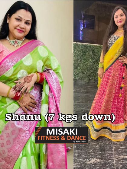 Shanu looks stunning after her 7 kg weight loss. Her transformation is a perfect example of how fitness enhances your natural glow.