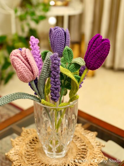 Parul Bhargava - Crochet Home Decor Items Everlasting Blooms & Potted Plants photo 36