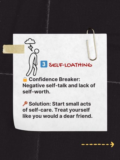 Negative self-talk can lead to self-loathing. The key is to start with small acts of self-care and to treat yourself with the same kindness you would offer a dear friend.
