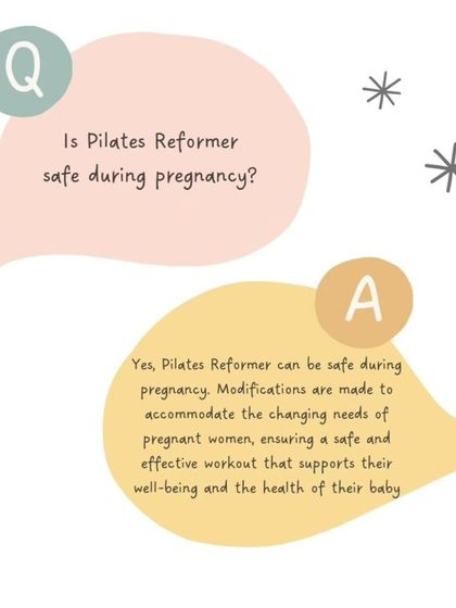 Is the Pilates Reformer safe during pregnancy? Yes, it is. I make specific modifications to accommodate the changing needs of your body, ensuring a safe and effective workout that supports your well-being.