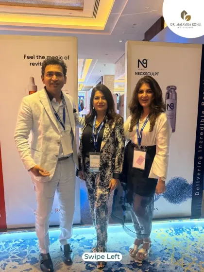 With esteemed co-founder members and colleagues at the GAID launch in Dubai. This alliance represents an exciting new chapter in integrative dermatology.