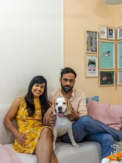 Designing for this dynamic trio and their adorable furry friend was an absolute delight. We love creating spaces that reflect the unique bond of our clients.