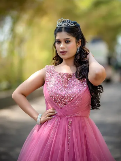 Another beautiful shot from the pink gown photoshoot.