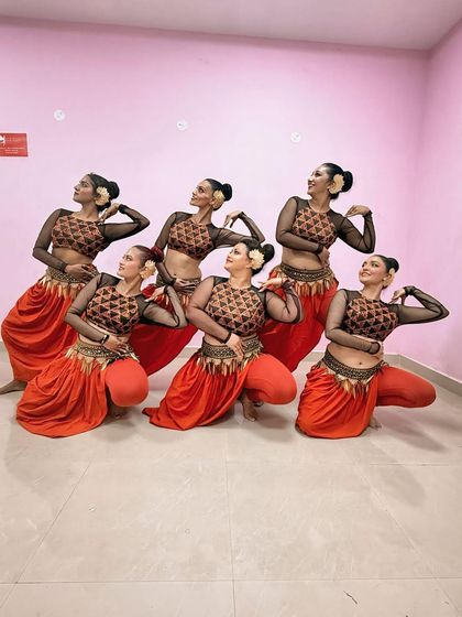 A post performance photo of our team backstage. The smiles and camaraderie after a great show are what make it all worthwhile.