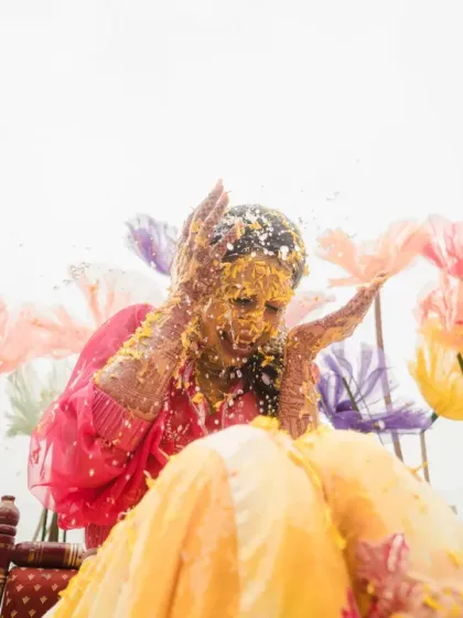 WhatKnot - Wedding Photography & Videography The Haldi Edit: Colours, Chaos & Laughter photo 24